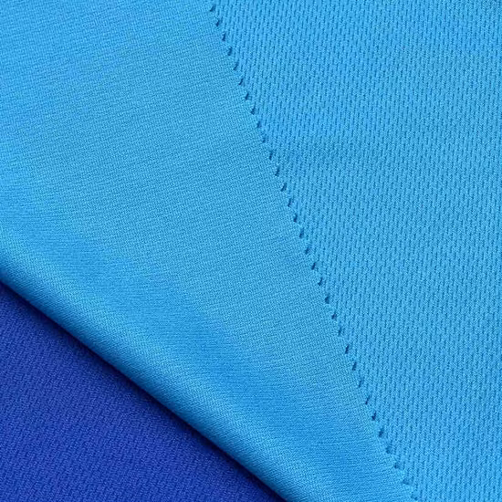 160GSM ドライフィット 100% ポリエステル バードアイ バードアイ メッシュ生地 スポーツウェア スポーツ シャツ用